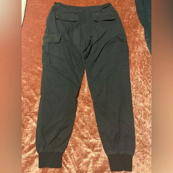 Black cargo pants. - Picture 2 of 2